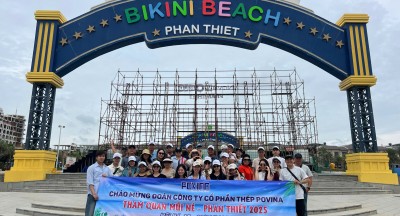 Hanitour đồng hành cùng Thép Povina trong chương trình Tour Phan Thiết - Povina 2025